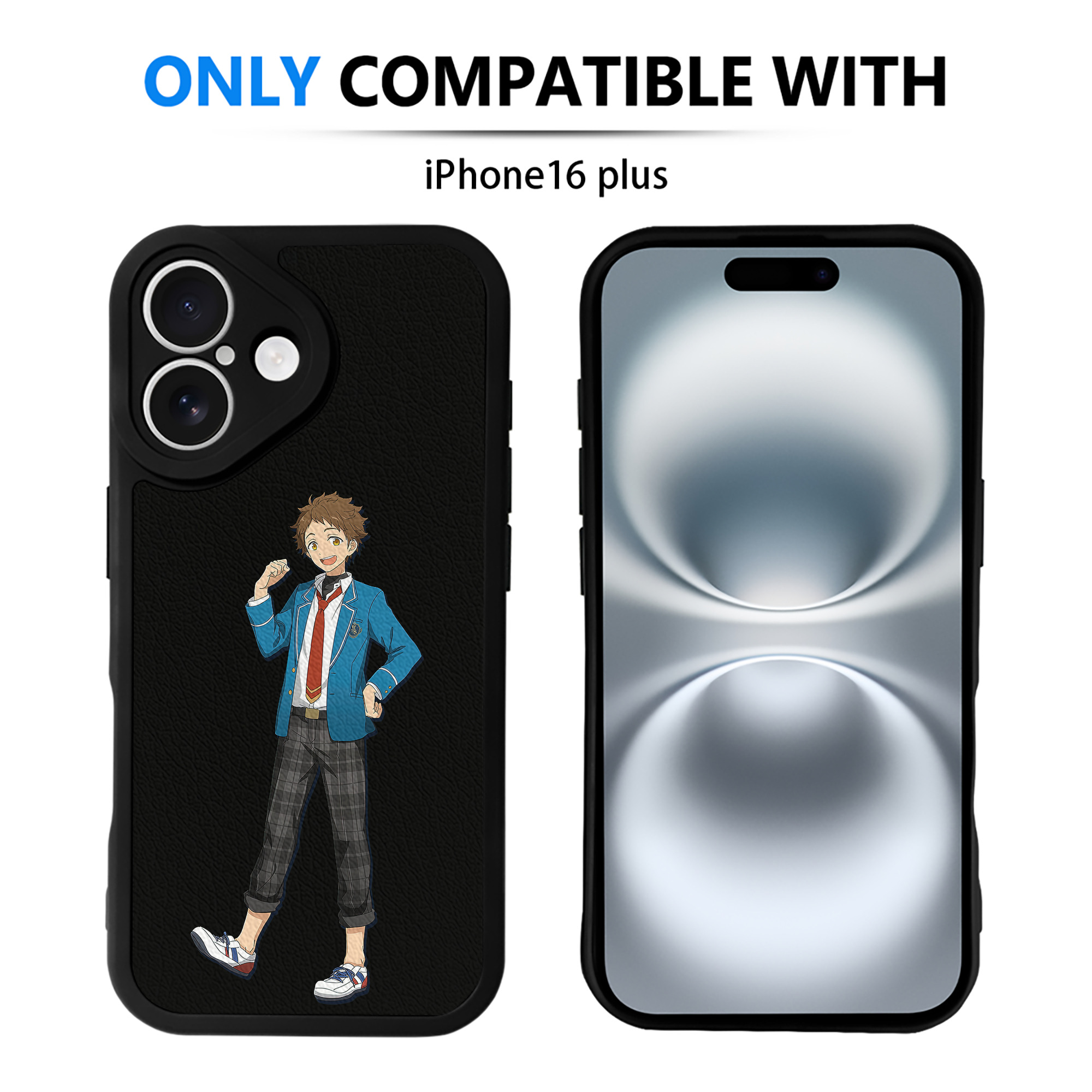 （画像用） あんさんぶるスターズ! Ensemble Stars 【iPhone 16シリーズ対応】シリコンスマホケース（レザー調） 材質：シリコン